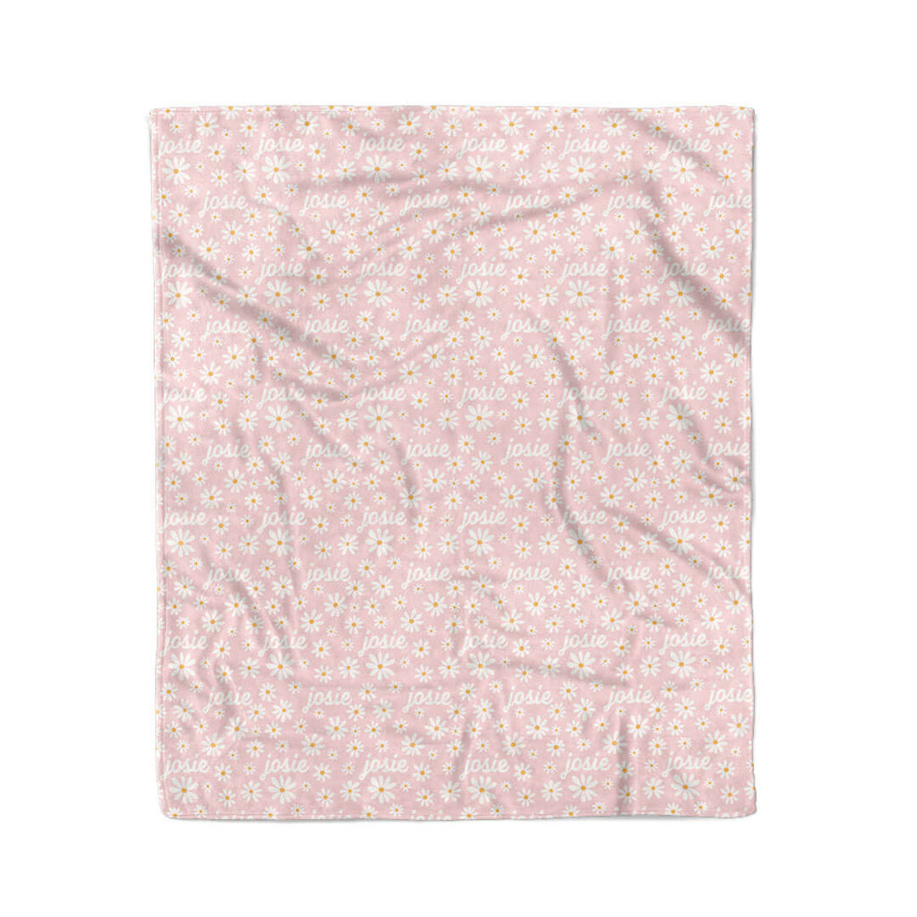 Daisy Garden Personalized Kids Blanket