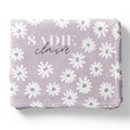 Purple Daisy Personalized Toddler Blanket